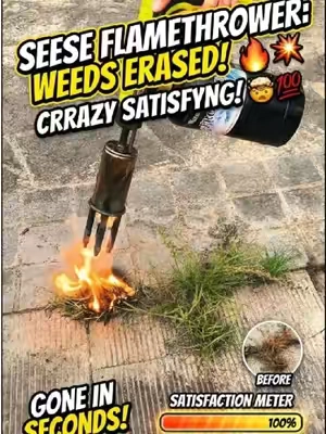 A high-powered torch that can handle any extreme weather —perfect for BBQs,camping,and more!#Cooking #flamethrowers #fire#propanetorch #tiktokshop  