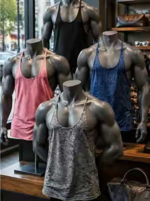 Men's Gym Tank Tops 3pcs  #3pcs #gymtop #ves #tanktop #fyp 