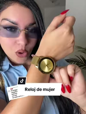 Respuesta a @Glei ♥️♥️ Women's Elegant Minimalist Gold Ultra-Thin Quartz Watch - Stainless Steel Mesh Band, Waterproof Modern Sleek Women's Fashion Accessory, Stylish Accessory for Office-Party Use, Gift for Her with Gift Box, Accessories For Women #tiktikshopcreatorpicks #tiktokshopsummersale #watch #watches 