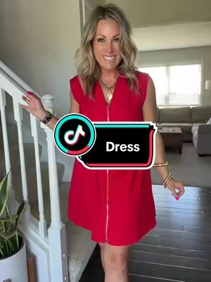 This dress is absolutely STUNNING! I’m obsessed with the front zipper detail—it gives it such a unique, elevated look while the cinched waist creates the most flattering, slimming silhouette. The gorgeous red color makes such a statement, and the quality is incredible. It truly looks and feels like a high-end designer dress. Whether you’re heading to date night, a wedding, holiday party, or any special event, this is one of those dresses that makes you feel confident the second you put it on. #dealsforyoudays #tiktokshopsummerturnup #summervibes #ShippedByTikTok #RedDress 