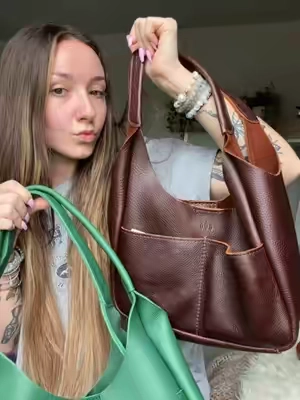 Coldbrew is finally back in stock in the Madison!! #lovemyleather #portlandleather #leather #purses #bags 