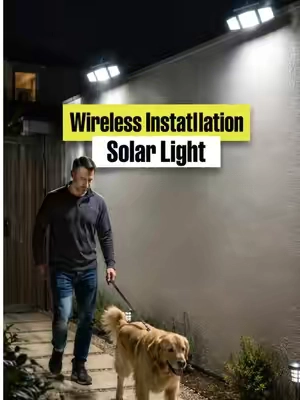 ☀️ The brightest solar powered security light for your yard#outdoorlighting #solarlights #lights #tiktokshop #tuffenough  