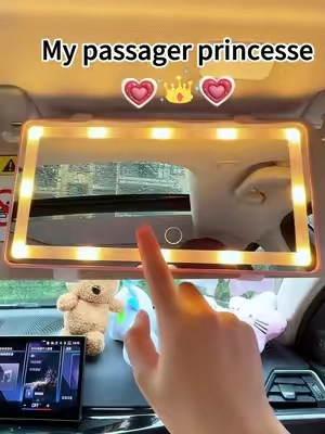 #carvisorvanitymirror #caraccessoriesforwomen #girlcar #carmirror
