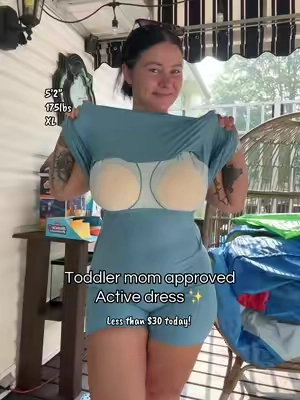 I have this in 4 colors now. Built in bra, built in shorts with pockets, tummy control and easy peasy backing! And the price is amazing! 🤩 