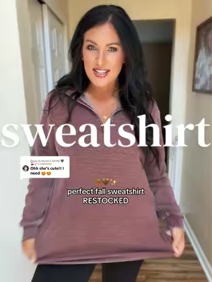 Replying to @Nicole || SAHM 🤎🍒🤘🏼 discount divas restocked the best sweatshirt line ever — the lived in collection! 🤎 grab it before it’s sold out again! @Discount Divas Boutique #sweatshirt #fallsweaters #sweater #fallfashion #tiktokshopcreatorpicks 