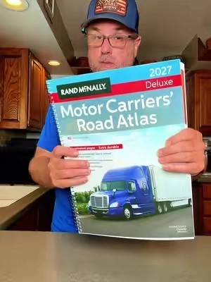Rand McNally 2027 Deluxe Motor Carriers Road Atlas #roadatlas #roadmap #travelguide #RoysRealReviews 
