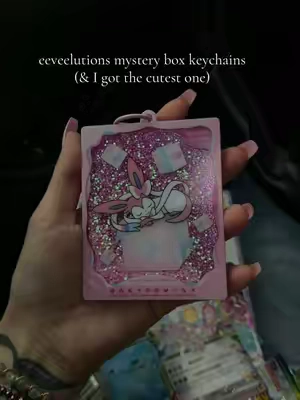 got the Sylveon!! Pokemon simplified Chinese mystery box keychains with 2 packs of terestal gathering! #pokemon #eeveelutions #pokemoncards #pokemontcg #pokemontiktok 
