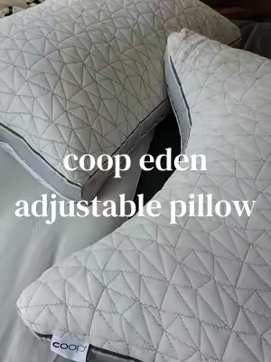 Finally a pillow that is shaped for the way you sleep and can be firmer or softer because it’s adjustable! Coop Sleep Goods Eden Adjustable Pillow #memoryfoampillow #adjustablepillow #coopsleepgoods #sidesleeper #pillows  @Coop Sleep Goods 