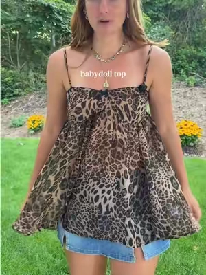 summer going into fall weather ✨🤎🍁 @CiderCloset  runs true to size  #babydolltop #2000sthrowback #TikTokshopbacktoschool #BackToSchool #tiktokshopcreatorpicks 