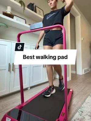 No more excuses for not getting your steps in! The price of this walking pad was a no brainer for me. And with the walking bar that can hold my phone OR iPad sold me. @Yagud Sport #walkingpad #walkingpadathome #walkingpadtreadmill 