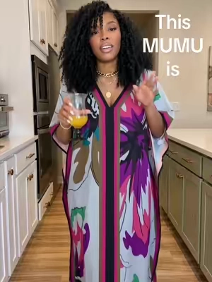 When’s the next Mumu party yall??! #kaftandress #kaftan #mumu #dress #tiktokshopcreatorpicks 
