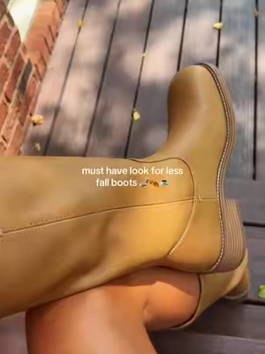 my fav affordable find 👢✨ #bananaboots #lookforless #fryecampusbootdupe #fryeboots #fallfashion 