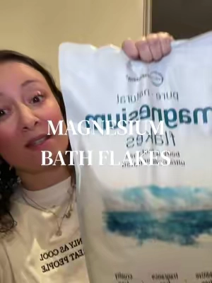 @Micro Ingredients magnesium bath flakes! 🛁 #magnesium #bathtimeroutine 