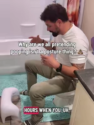 If you’ve ever felt like you needed a better angle… this is for you. 😂 Such a simple bathroom upgrade that actually makes a difference! 🚽🙌  #pooping #hemorrhoid #constipation #squattypottty #tushy 