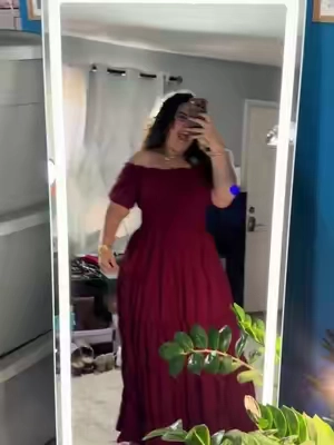 Flowyyyyy , gorgeous ❤️‍🔥💃🏽 #renissancedress #dress #plussizefashion #womensfashion 