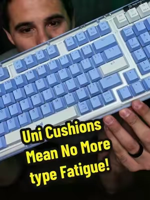 Uni cushion mean your never going to get type fatigue Again! #logitech #keyboard #techtok #backtoschool #TikTokshopbacktoschool 