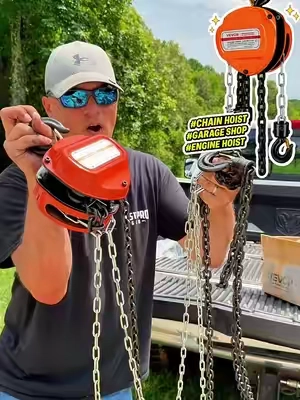 VEVOR 1 Ton Chain Hoist | Manual Chain Block | 2,200 lb Heavy Duty Hand Chain Hoist | G80 Galvanized Chain | Engine Hoist | Garage Shop | Farm | Auto Repair | Workshop | Warehouse | Jeep Bronco Truck Tractor Lift SEO Description: Need a reliable way to lift heavy equipment? This VEVOR 1 Ton (2,200 lb) Manual Chain Hoist features a heavy-duty G80 galvanized chain, 20 ft (6 m) lifting height, and is perfect for engine pulls, transmission work, farm equipment, tractors, Jeeps, Broncos, trucks, SUVs, UTVs, ATVs, trailers, garages, workshops, warehouses, fabrication shops, construction sites, and industrial lifting. Great for mechanics, welders, DIYers, off-road enthusiasts, and anyone needing a dependable manual chain block for safe heavy lifting. Hashtags: #ChainHoist #EngineHoist #MechanicTools #GarageTools #VEVOR 