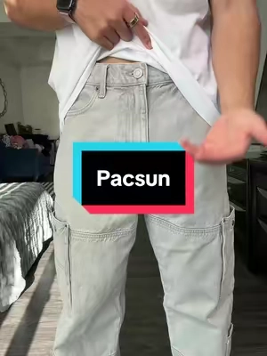 5'8 155 Size 30x30 #pacsun #baggy #cargo #mensjeans #greyjeans
