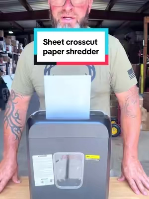 This paper shredder will save your identity 👀 #PaperShredder #HomeOffice #OfficeEssentials #IdentityProtection #TikTokFinds