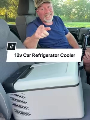 12 Volt Portable Car Refrigerator 10 Qt, Mini Freezer (±4℉-68℉) with App Control Ideal for Camping, Road Trips, and Travel #carrefrigerator #cooler #electriccooler #minirefrigrator @VEVOR Outdoor Store