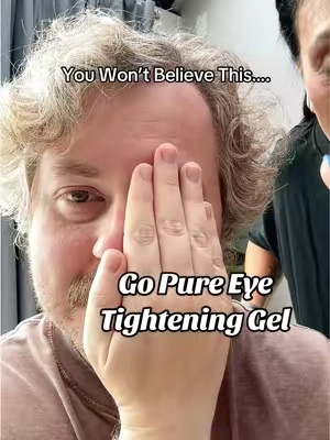 My son trusted that this would work for him and IT DID! Go Pure Eye Tightening Gel has been a game changer for our family and the swollen eyes and under eye bags we deal with! @Gopure #eyebags #undereyebags #swolleneyes #gopure #crowsfeet 