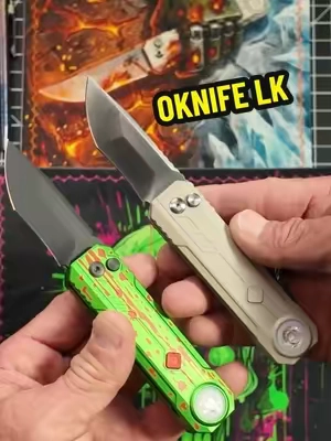The OKNIFE LK 2-in-1 EDC Survival Tool packs a USB-C rechargeable flashlight and a compact blade into one pocket-friendly design. Available with either a premium M390 blade or a budget-friendly D2 option, there's a version for every EDC setup. #OKNIFE #EDC #EverydayCarry #Flashlight #SurvivalGear 