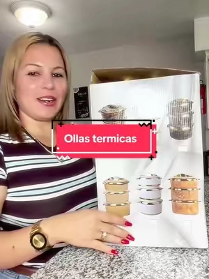3 ollas terminas de lujo  que te ayudan a mantener las comidas frías o calientes #ollas #termicas #KitchenHacks #kitchengadgets 