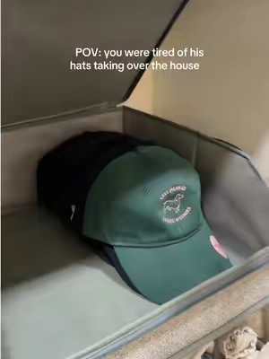 POV: one hat organizer wasn’t enough 😭🧢 this larger version finally gave every hat its own spot. #tiktokshop #hatstorage #closetorganization #organization #homefinds 