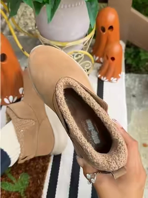 Skechers slip in booties 🍂🍂 #skechers #skechersshoes #skechersboots #fallboots #qvcloyaltyprogram 