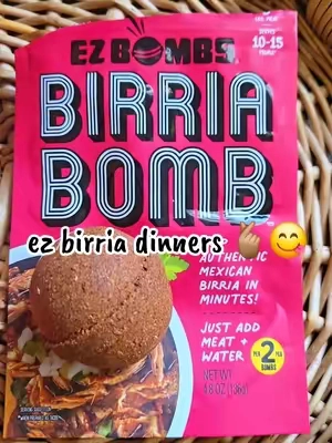 These spice bombs make memorable Mexican dinners too easy. 👌🏽 @EZ Bombs #spicebomb #birria #familymeals #datenightideas  #easydinnerideas 