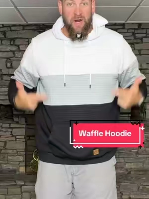 Great texture on this hoodie and big guy friendly. #tiktoksummersale #hoodie #menshoodie #bigandtall 