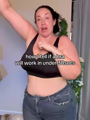 I’m a 38G wearing 2XL —breathable and wireless and flattering. I loveee #softintention #plussize #bra #jellybra #wirelessbra 