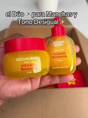 Set de SkinCare Coreano con Serum Hidratante y Crema Facial Eqqualberry SkinCare Coreano, Set de Cuidado Facial, Serum Hidratante, Crema Facial, Eqqualberry #tiktokcreatorpicks #DealsForYouDays #SetSkinCareCoreano #SerumYCremaFacial #CuidadoFacialEqqualberry Este kit de cuidado facial contiene un serum ligero y una crema hidratante con hidratante y ceramidas de la marca Eqqualberry. Es un dúo diseñado para complementar la rutina diaria de aplicación en el rostro. Primero utilizo el serum de textura fluida sobre la piel, seguido de una cantidad generosa de la crema facial para completar el uso diario. Ambos productos se integran fácilmente en mi rutina habitual proporcionando una sensación de fres y suavidad constante. The information shared is for general purposes and does not replace personalized professional guidance. Offer availability may be subject to a limited time. The price shown may vary depending on promotions or availability.