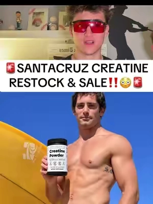 @Santa Cruz Paleo @SantaCruzPaleo CREATINE IS BACK AND ON SALE‼️😳🚨 #santacruzpaleo #tiktokshopcreatorpicks #santacruzmedicinals #tiktokshopsummersale #tiktokshopbacktoschoolsale 