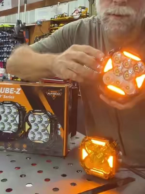 AUXBEAM 4 in CUBE-Z Series Combo LED Pods - Off-Road Light Bar Car, 10v-30v Compatibility, White DRL, Amber Turn Signal, Spot-Flood Combo Beam, 12v Wiring Harness Relay, 2 Amber Light Covers, Jeep Accessories,car accessories.   #offroad #4x4 #jeep #TikTokshopbacktoschool #tiktokshopcreatorpicks @Auxbeam @Auxbeam_official 