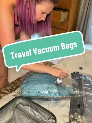 These travel vacuum bags are a life saver! @SherryFox #travel #vacuumbags 