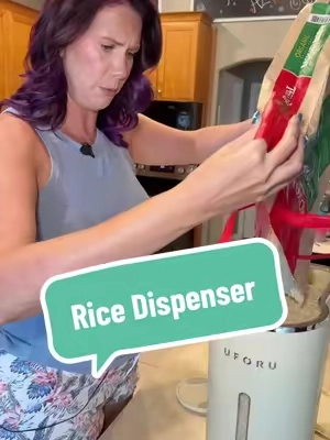 This rice dispenser is actually saving us money @UFORU NEST #ricedispenser 