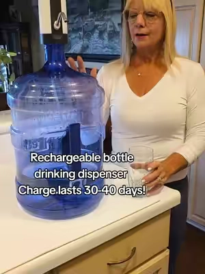 Wireless one button push operation- so easy to use! #BottledWaterDispenser #WirelessBottledWaterPump #5gallonwaterjug #PortableWirelessWaterJugPump