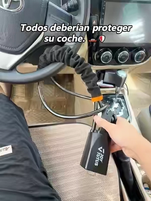 ¡Todo coche debería estar equipado con este candado para el volante! 🚗🔒#cartheft #carsecurity #carmusthaves #carsafety #cargadget
