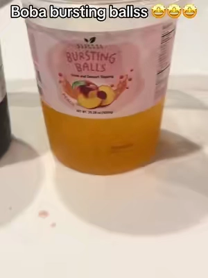 Boba bursting balls #boba #bobaballs #food #sweets #fun