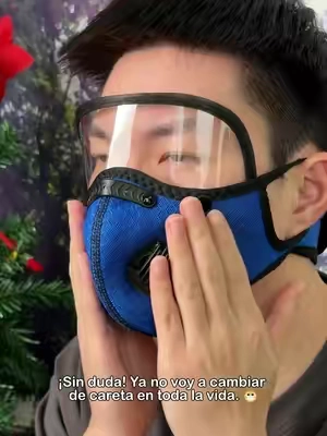 Protector reutilizable ligero con visor amplio, cómodo para usar todo el día en obras, jardínk y tareas domésticas variadas.#face#mask#yardwork#workshop#goodthing 