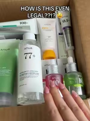 and wayy more affordable than getting each individually 🤍 anua 8 step routine dull uneven skin tiktok shop #tiktokshopcreatorpicks #TikTokshopbacktoschool #BackToSchool #glassskin #anua anua best 8 step glass skin routine hydration hyperpigmentation redness care anti aging skincare mature skin glass skin maehni