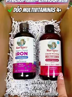 @MaryRuth's dúo de Multivitaminas para la familia 4+ #maryruths #multivitamin #iron 
