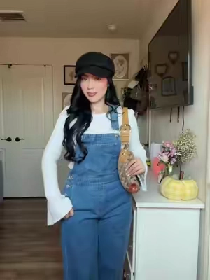 Yes i will be wearing this outfit again #outfit #overallsoutfits 