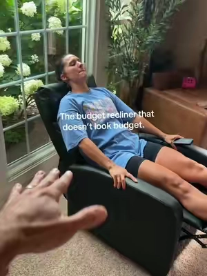 I wasn’t expecting to be this impressed. 🤯 This recliner is compact enough for smaller spaces, super comfortable, and has that sleek modern look without the luxury price tag. Perfect for movie nights, reading, or creating a cozy little corner in your home. I’ll link it below before the sale ends! 🖤✨ #TikTokShop #HomeFinds #AffordableFurniture #ReclinerChair #LivingRoomInspo 