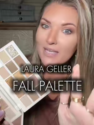 Loving this Laura Geller Simply Gilded 15 pan shadow palette, the most gorgeous neutral shades for every day and so good for that Fall season transition. @Laura Geller Beauty #LAURAGELLER #EYESHADOWPALETTE #BeautyTok #EYESHADOW 