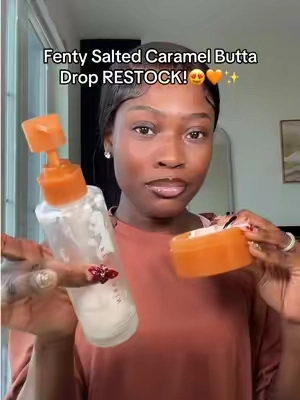 Fenty Salted Caramel Butta Drop Restock August 7!!😍😍 make sure to grab before they sell out again😱 #fentysaltedcaramel #fentysaltedcaramelbuttadrop #fentysuperbrandday #fenty #caramel 