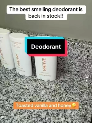 Get it while it’s still in stock! #deodorant #native #menshygiene 