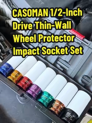 Cheap insurance for expensive wheels. @CASOMAN TOOLS #socketset #impactsocket #tiktokshopstockup #tiktokshopcreatorpicks  ##creatorsearchinsights