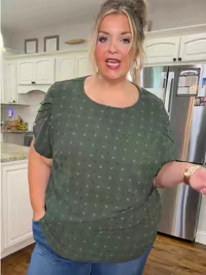 Getting dressed made easy while still looking classy ✨ I’m a size 24W and 5’6” wearing the 3X in this plus size piece! #tiktokshopcreatorpicks 